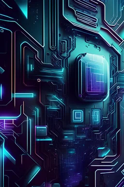 Futuristic Technology: Choose a background image that portrays a futuristic, tech-inspired theme. It could feature abstract circuitry patterns, holographic elements, or a sleek digital interface. This conveys the idea of cutting-edge AI technology.