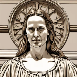 The crucifixion of United States Supreme Court Associate Justice Amy Coney Barrett.