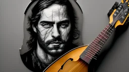 portrait off mandolin by vangog