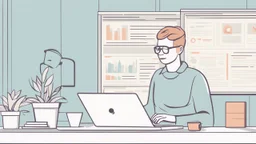 The image shows a person working on a laptop computer, appearing as if they are accomplishing a professional task. The person looks professional, expressing dedication and diligence in their work. In the lower right corner of the image, there appears to be the channel logo or the personal branding logo associated with the content, if applicable, which can be a distinctive emblem linked to the presenter. The image looks elegant and professional, clearly reflecting the theme of the video. It woul