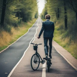 A psychopath on a cycle path