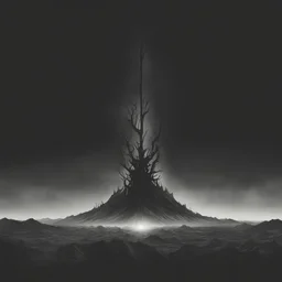 brutal critical point minimalism darkness album cover