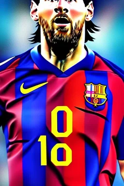 hyper realist, hyper detailed, stunningly lional messi, MO-DI CARTOON style