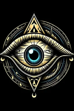 shield fingerprint Eye of Horus logo