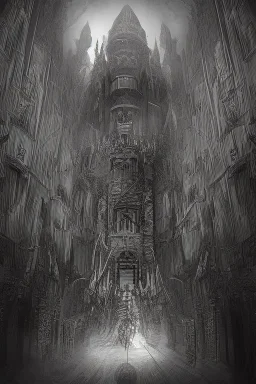 surrealis monochrome A fragmented, surreal sculpture liguid color of photorealistic image 3d,psychedelic art of an castle glossy emerging from devilish a crumbling building. The face appears pale with deep cracks and intricate details, evoking a haunting expression. Blackened tree branches intertwine with the gold mengkilat cracks, set against a backdrop of stormy, cloud-filled skies. bauhaus art The overall tone is dark and moody, suggesting themes of decay and transformation.