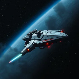 A smugglers space ship star wars