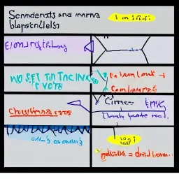 Diagram sentences schemas non linear glyphs graphic representation