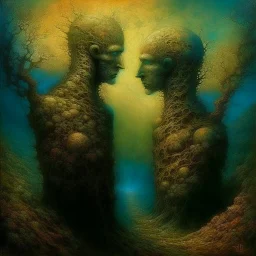 fever dream, by Zdzislaw Beksinski, pentimento art effects, tenebrism