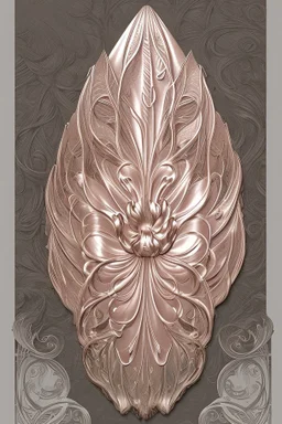 shimmering, shiny metallic flower in the style of Jean-Baptiste, silk painting Modifiers: elegant extremely detailed intricate vibrant beautiful award winning high definition crisp quality Alphonse Mucha holographic shimmering silk painting coherent metallic colors Enoch Bolles