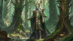 elf king in the forest