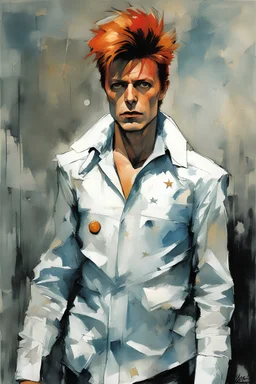 [Alex Maleev] David Bowie: This is Ground Control to Major Tom, You've really made the grade, And the papers want to know whose shirts you wear, Now it's time to leave the capsule if you dare, This is Major Tom to Ground Control, I'm stepping through the door, And I'm floating in a most peculiar way, And the stars look very different today