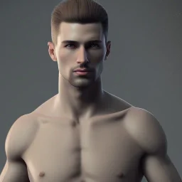 A man in briefs, unreal engine 5 volumetric lighting, intricate details, realistic style, 8k detail, very fine facial detailing