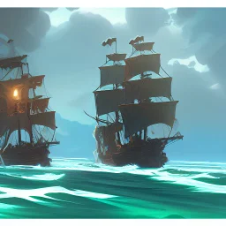 fight two of pirate ships