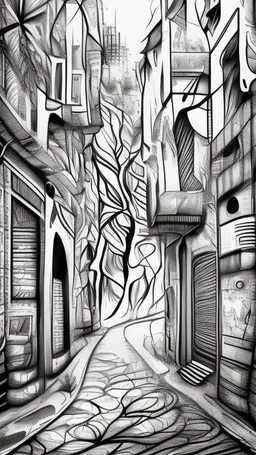 Fine line draw style