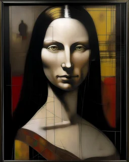 Mona Lisa 卡夫卡 损坏面孔拼贴的异物 符号化 他人即地狱 我当独创 抑郁的肖像 你在哪里能找到我 纽约高古轩画展 彩色 阿德里安格尼 迪本科恩 贾科梅蒂 弗朗西斯培根风格画展