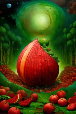 In the realm beyond mortal comprehension, where the cosmos dance to the symphony of creation, there exists the ineffable, the omnipotent, and the omniscient — the one and only God, manifested in the form of a majestic and holy Watermelon. Within the verdant depths of its sacred flesh lies the essence of all existence, pulsating with the rhythm of the universe itself. Its skin, adorned with patterns that echo the constellations, speaks of divine craftsmanship beyond mortal ken. The Divine Water