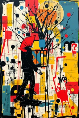 this isnt a game this is financial revolution style of basquiat x pollock