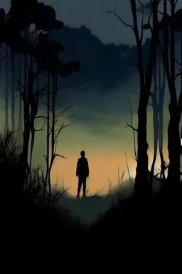 Against a backdrop of dusk or dawn, a solitary figure, perhaps a silhouette of a young person, is depicted, moving away from the viewer into a dense forest or a misty landscape, hinting at the need for secrecy and seclusion. The colors could be muted, evoking a sense of mystery and suspense. The title of your book could be prominent, perhaps with a font that conveys both urgency and vulnerability. This cover would capture the essence of your story, drawing readers into the journey of your protag