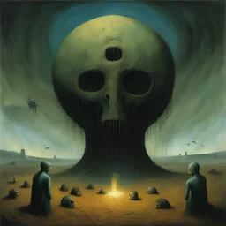 Obliteration liberation, milky methadone beating hammers of revenge, surrealism, by Zdzislaw Beksinski, By Gertrude Abercrombie, by Max Bill, muted colors, sinister, creepy