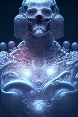 portrait full human body, meditation, third eye, universe, fourth dimension, fractal, realistic, 8k, high quality, extreme detail, symmetrical,