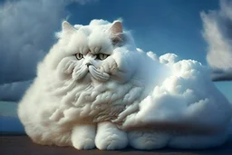 A cat shaped cloud