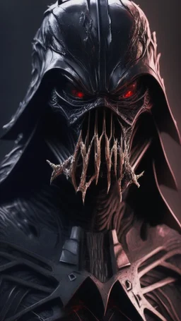 high def 4k image of darth venom bust