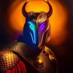 Ultra detailed fullbody Portrait in oil on canvas of Beta Ray Bill Thor , extremely detailed digital painting, extremely detailed face,crystal clear Big Glowing eyes, mystical colors ,perfectly centered image, perfect composition, rim light, beautiful lighting, 8k, stunning scene, raytracing, anatomically correct, in the style of robert e howard and Ken Kelley and Ohrai Noriyoshi and Simon Bisley and tomzj1