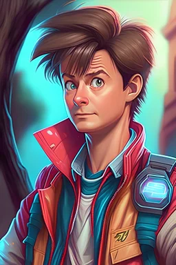 marty mcfly versão anime