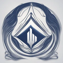 The logo is a simple and elegant symbol representing a clothing retail website. It consists of a smooth, coiled cylindrical shape, giving it a dynamic and lively appearance. The primary color of the logo is dark blue, symbolizing professionalism and trust. The logo is set against a white background, representing purity and simplicity. The cylindrical symbol can be inspired by the coiled shape of fabric or a brand tag, directly relating to the field of clothing sales. This simple and elegant lo