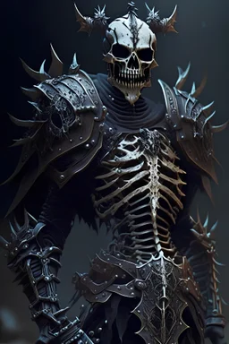 dark armored skeleton warrior