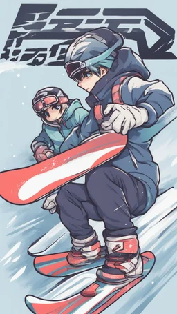 anime logo for snowboard