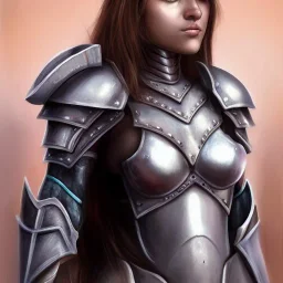 Girl, realistic, armor