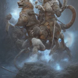 a cougar warrior in blue and white battle armor, a highly detailed illustration, background of Inka jungle, realistic render, 8 k, micro detail, intricate, elegant, centered, digital painting, Artstation, smooth, sharp focus, illustration, artgerm, tomasz alen kopera, peter mohrbacher, donato giancola, joseph christian leyendecker, wlop, boris vallejo