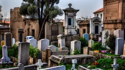 cemetery in the heart of the old city