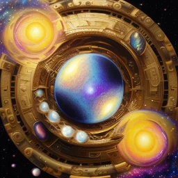 3d cosmos, galaxy Milky Way, jewel, precious stones, shiny, beautiful rich and destroyed planet, detailed yin and yang symbol, shiny, intricate, gorgeous, ultrafine detail, hyperrealism, trending on artstation, sharp focus, intricate details, highly detailed, by greg rutkowski, glowing, glitter, complementary colours