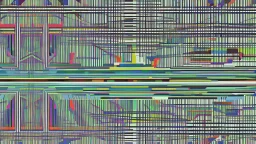 digital glitch pattern geometric abstraction by per kirkeby