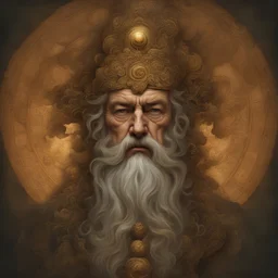fantasy portrait of the mind of a god of luck