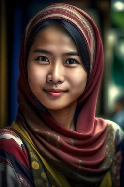 buatkan gambar orang indonesia perempuan umur 25 tahun