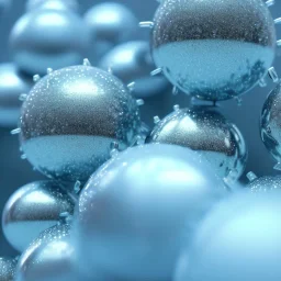  octane render, high detail, snowflake, macro, close up