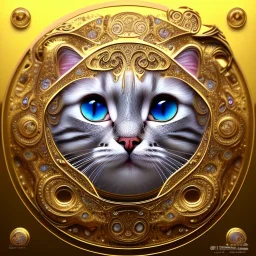 3d cute cats, beautiful rich, detailed yin and yang symbol, shiny, intricate, gorgeous, ultrafine detail, hyperrealism, trending , sharp focus, intricate details, highly detailed, glowing, glitter, complementary colours