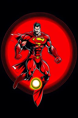 red lantern superman insignia emote