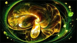 Fractal art. Spiral.