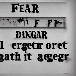 Fear, anger, death