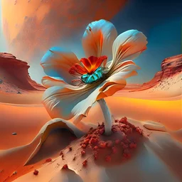 beautifull flower on mars