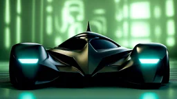 an all new batmobile based on all of the batmobiles including the 1989 batmobile, the batman and robin batmobile and a little from a new ford mustang, black