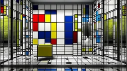 style mondrian, relaxation, luxury, dream world, calm beauty, symmetry, fantasy world, magic, beautiful composition, exquisite detail
