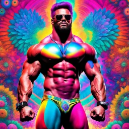 psychedelic steroids: simultaneously hyper masculine and hyper feminine
