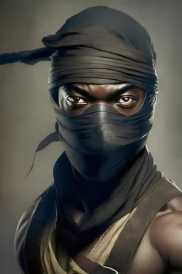 African American ninja