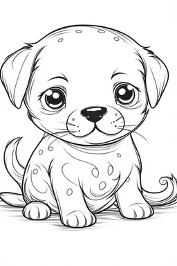 outline art forSeal Pup coloring pages with sitch, white background, Sketch style, full body, only use outline, toddlers style, clean line art, white background, no shadows and clear and well outlined.