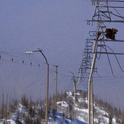 coke mountain power line rabbit